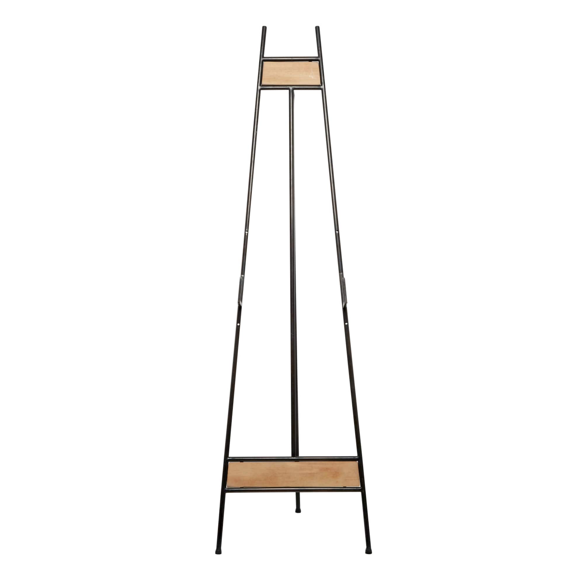 66" Black Iron Industrial Easel